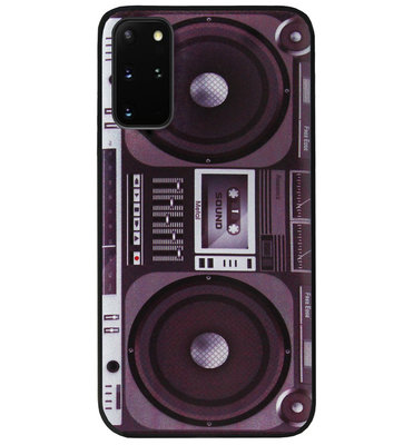 ADEL Siliconen Back Cover Softcase Hoesje voor Samsung Galaxy S20 - Radio Muziek