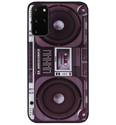 ADEL Siliconen Back Cover Softcase Hoesje voor Samsung Galaxy S20 Plus - Radio Muziek