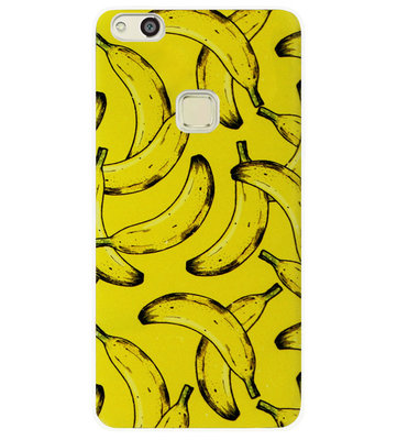ADEL Siliconen Back Cover Softcase Hoesje voor Huawei P10 Lite - Bananen