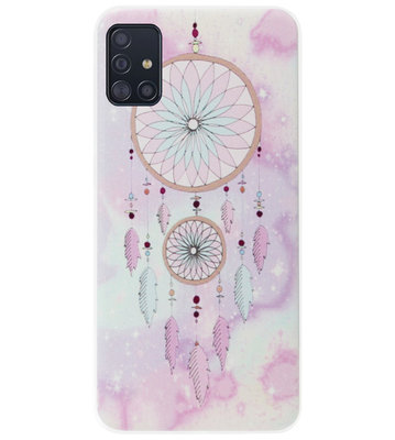 ADEL Siliconen Back Cover Softcase Hoesje voor Samsung Galaxy A51 - Dromenvanger