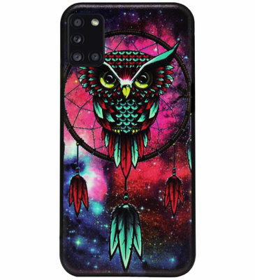 ADEL Siliconen Back Cover Softcase Hoesje voor Samsung Galaxy A31 - Uil