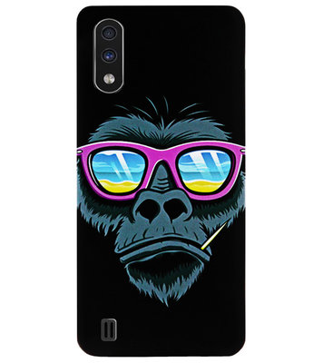ADEL Siliconen Back Cover Softcase Hoesje voor Samsung Galaxy A01 - Gorilla Apen