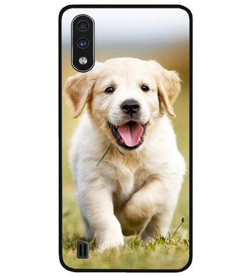 ADEL Siliconen Back Cover Softcase Hoesje voor Samsung Galaxy A01 - Labrador Retriever Hond