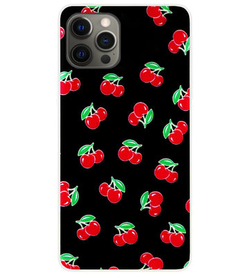 ADEL Siliconen Back Cover Softcase Hoesje voor iPhone 12 (Pro) - Fruit