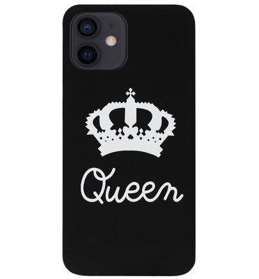 ADEL Siliconen Back Cover Softcase Hoesje voor iPhone 12 Mini - Queen