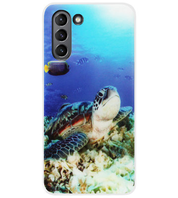 ADEL Siliconen Back Cover Softcase Hoesje voor Samsung Galaxy S21 - Schildpad