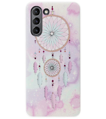 ADEL Siliconen Back Cover Softcase Hoesje voor Samsung Galaxy S21 - Dromenvanger