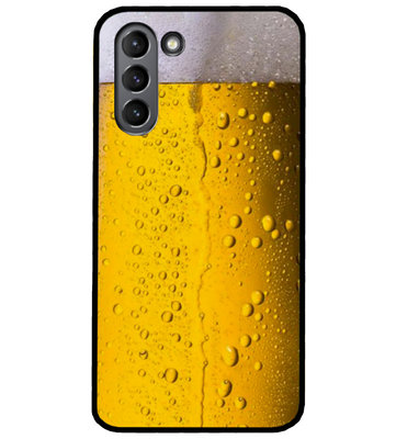 ADEL Siliconen Back Cover Softcase Hoesje voor Samsung Galaxy S21 Plus - Pils Bier