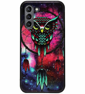 ADEL Siliconen Back Cover Softcase Hoesje voor Samsung Galaxy S21 Plus - Uil
