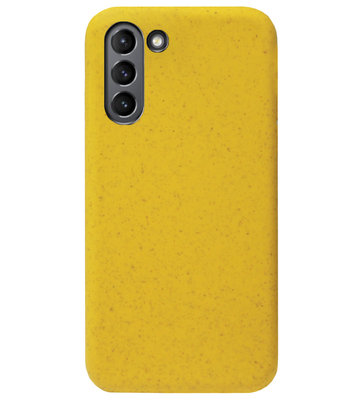 ADEL Tarwe Stro TPU Back Cover Softcase Hoesje voor Samsung Galaxy S21 Plus - Duurzaam Afbreekbaar Milieuvriendelijk Geel