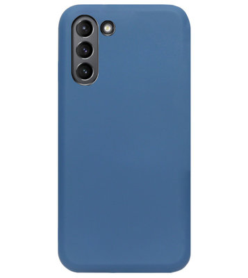 ADEL Premium Siliconen Back Cover Softcase Hoesje voor Samsung Galaxy S21 Plus - Blauw