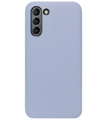ADEL Premium Siliconen Back Cover Softcase Hoesje voor Samsung Galaxy S21 Plus - Lavendel Grijs