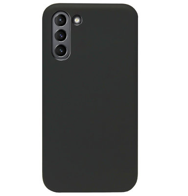 ADEL Siliconen Back Cover Softcase Hoesje voor Samsung Galaxy S21 Plus - Zwart
