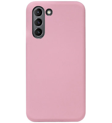 ADEL Siliconen Back Cover Softcase Hoesje voor Samsung Galaxy S21 Plus - Roze