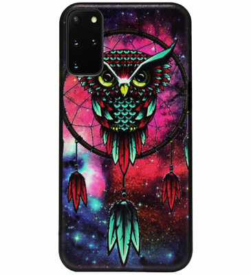 ADEL Siliconen Back Cover Softcase Hoesje voor Samsung Galaxy S20 FE - Uil