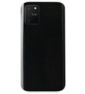 ADEL Siliconen Back Cover Softcase Hoesje voor Samsung Galaxy S10 Lite - Doorzichtig Transparant