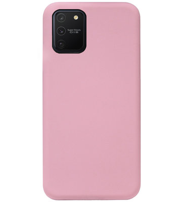 ADEL Siliconen Back Cover Softcase Hoesje voor Samsung Galaxy S10 Lite - Roze