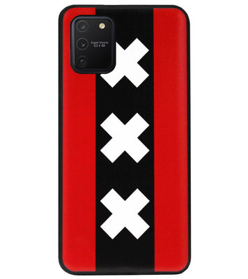 ADEL Siliconen Back Cover Softcase Hoesje voor Samsung Galaxy S10 Lite - Amsterdam Andreaskruisen