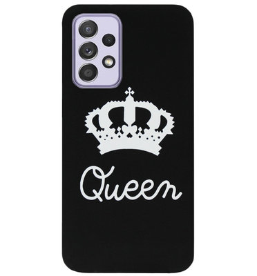 ADEL Siliconen Back Cover Softcase Hoesje voor Samsung Galaxy A52(s) (5G/ 4G) - Queen