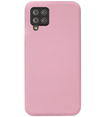 ADEL Siliconen Back Cover Softcase Hoesje voor Samsung Galaxy A42 - Roze
