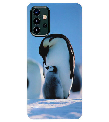 ADEL Siliconen Back Cover Softcase Hoesje voor Samsung Galaxy A32 - Pinguin Blauw