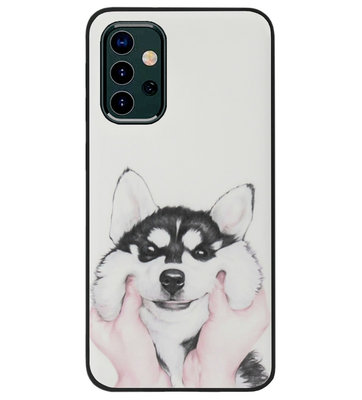 ADEL Siliconen Back Cover Softcase Hoesje voor Samsung Galaxy A32 - Husky Hond