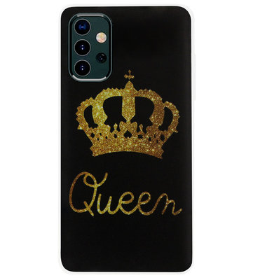 ADEL Siliconen Back Cover Softcase Hoesje voor Samsung Galaxy A32 - Queen Koningin