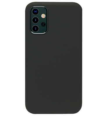 ADEL Siliconen Back Cover Softcase Hoesje voor Samsung Galaxy A32 - Zwart