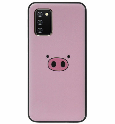 ADEL Siliconen Back Cover Softcase Hoesje voor Samsung Galaxy A02s - Biggetje