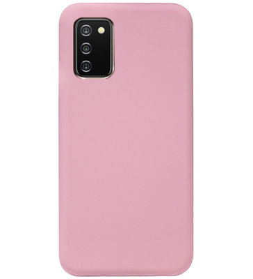 ADEL Siliconen Back Cover Softcase Hoesje voor Samsung Galaxy A02s - Roze