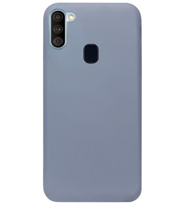 ADEL Premium Siliconen Back Cover Softcase Hoesje voor Samsung Galaxy A11/ M11 - Lavendel