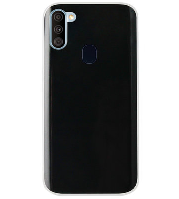 ADEL Siliconen Back Cover Softcase Hoesje voor Samsung Galaxy A11/ M11 - Doorzichtig Transparant