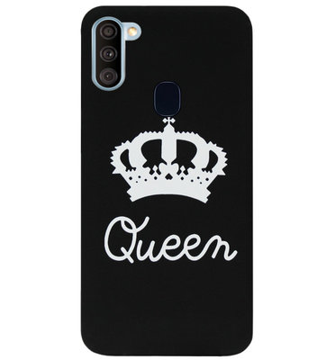 ADEL Siliconen Back Cover Softcase Hoesje voor Samsung Galaxy A11/ M11 - Queen