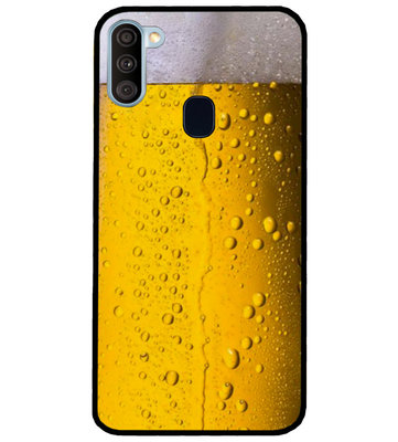 ADEL Siliconen Back Cover Softcase Hoesje voor Samsung Galaxy A11/ M11 - Pils Bier