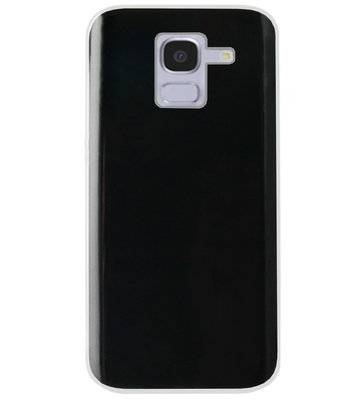 ADEL Siliconen Back Cover Softcase Hoesje voor Samsung Galaxy J6 (2018) - Doorzichtig Transparant