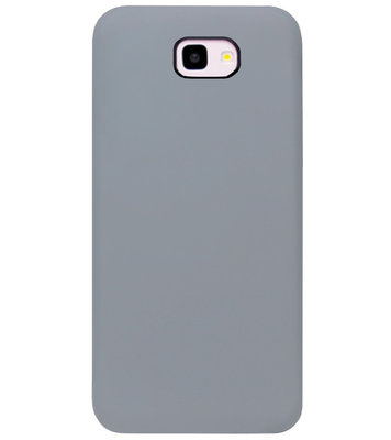 ADEL Siliconen Back Cover Softcase Hoesje voor Samsung Galaxy J4 Plus - Grijs