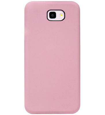 ADEL Siliconen Back Cover Softcase Hoesje voor Samsung Galaxy J4 Plus - Roze