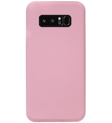 ADEL Siliconen Back Cover Softcase Hoesje voor Samsung Galaxy Note 8 - Roze