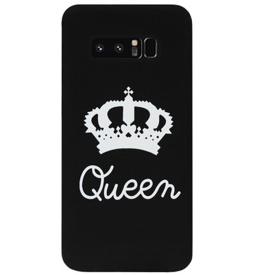 ADEL Siliconen Back Cover Softcase Hoesje voor Samsung Galaxy Note 8 - Queen