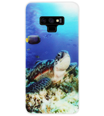 ADEL Siliconen Back Cover Softcase Hoesje voor Samsung Galaxy Note 9 - Schildpad