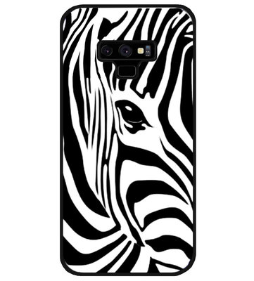 ADEL Siliconen Back Cover Softcase Hoesje voor Samsung Galaxy Note 9 - Zebra Wit