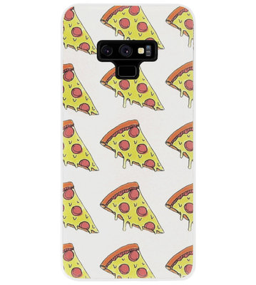 ADEL Siliconen Back Cover Softcase Hoesje voor Samsung Galaxy Note 9 - Junkfood Pizza