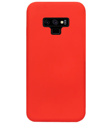 ADEL Siliconen Back Cover Softcase Hoesje voor Samsung Galaxy Note 9 - Rood