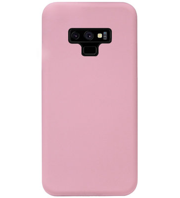 ADEL Siliconen Back Cover Softcase Hoesje voor Samsung Galaxy Note 9 - Roze