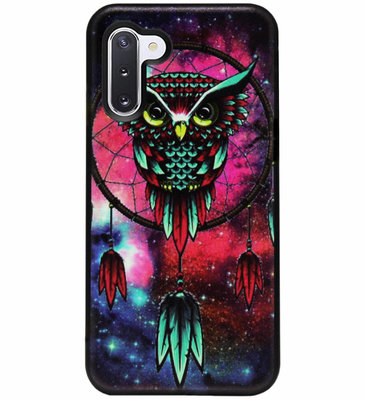 ADEL Siliconen Back Cover Softcase Hoesje voor Samsung Galaxy Note 10 - Uil