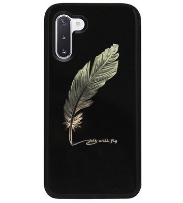 ADEL Siliconen Back Cover Softcase Hoesje voor Samsung Galaxy Note 10 - Veer