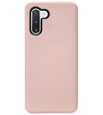 ADEL Premium Siliconen Back Cover Softcase Hoesje voor Samsung Galaxy Note 10 - Lichtroze