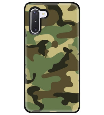ADEL Siliconen Back Cover Softcase Hoesje voor Samsung Galaxy Note 10 Plus - Camouflage