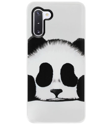 ADEL Siliconen Back Cover Softcase Hoesje voor Samsung Galaxy Note 10 Plus - Panda