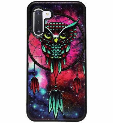 ADEL Siliconen Back Cover Softcase Hoesje voor Samsung Galaxy Note 10 Plus - Uil